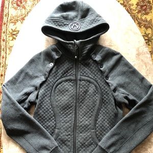 Lululemon Special Edition Gray Scuba Jacket